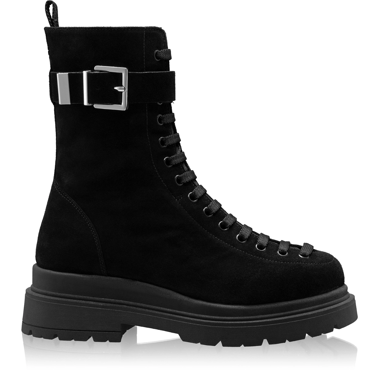 Picture of Women Suede Ankle-Boots 8256 Crosta Black