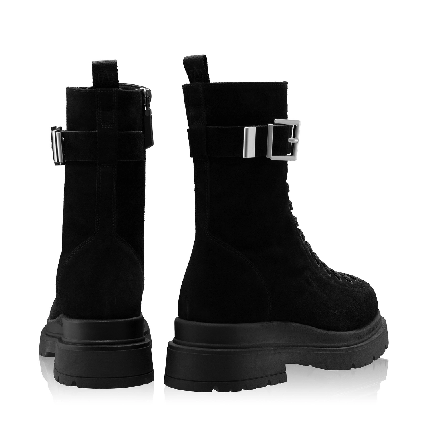 Picture of Women Suede Ankle-Boots 8256 Crosta Black