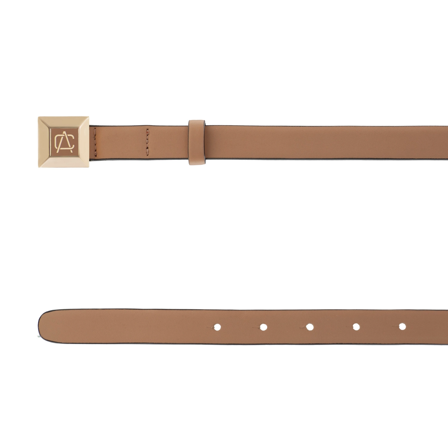 Picture of Women Leather belt 64 VITELLO CAPPUCCINO