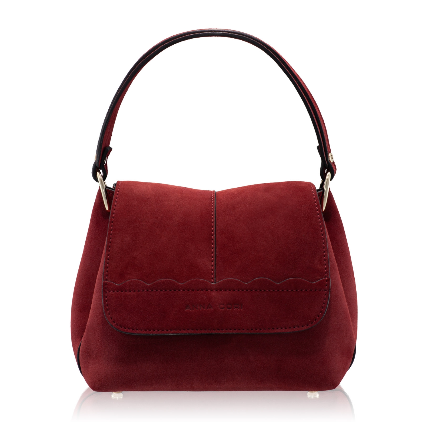 Imagine Geanta dama de mana CAYA 01 CAMOSCIO BORDO