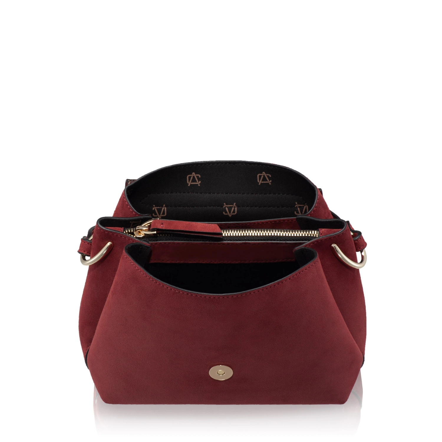 Imagine Geanta dama de mana CAYA 01 CAMOSCIO BORDO