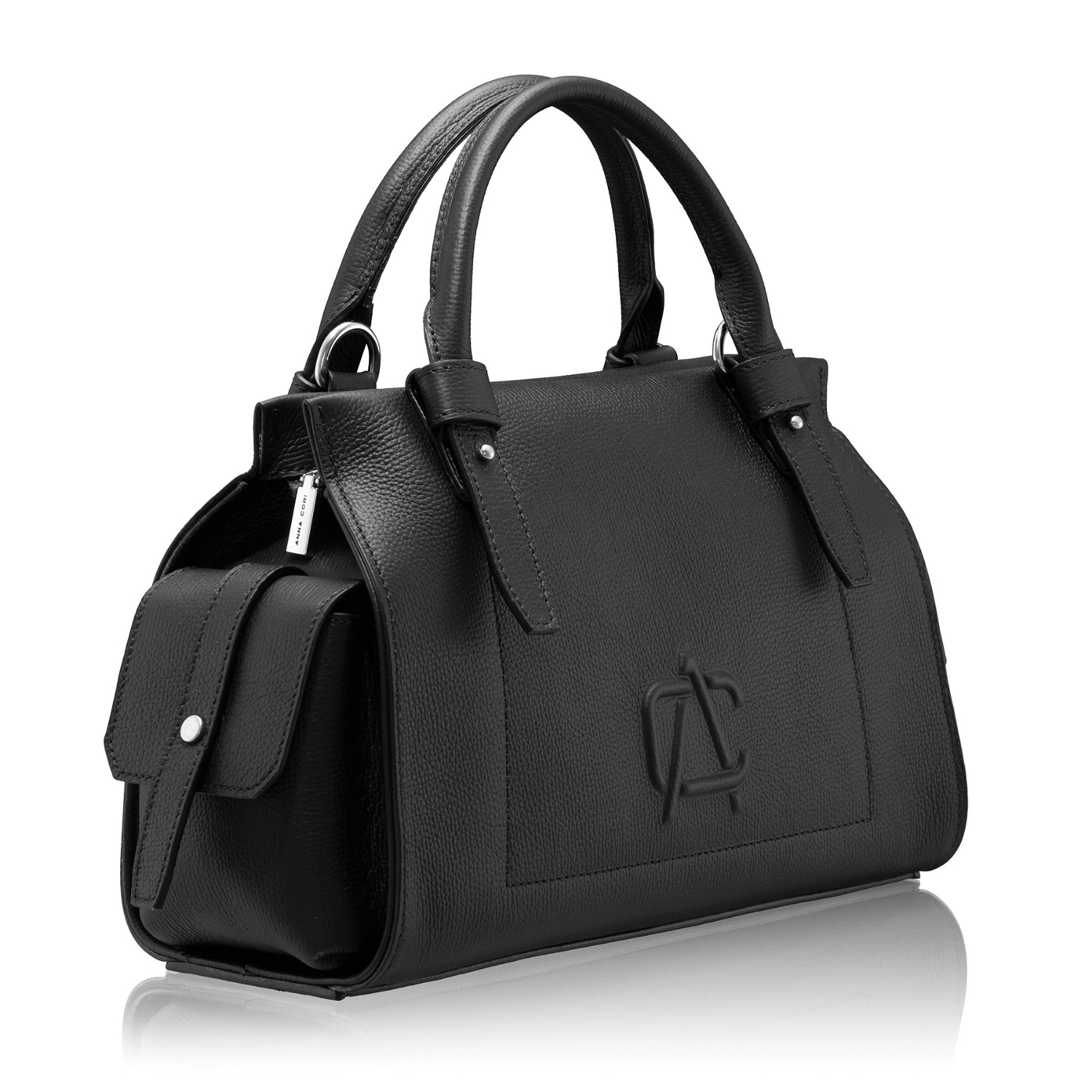 Снимка на Чанта дамска за ръка BECA 02 BOTTALATO NEGRU