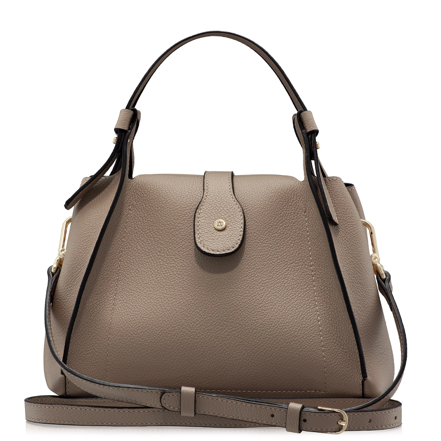 Picture of Women Leather Handbag BLUMA 01 BOTTALATO TAUPE