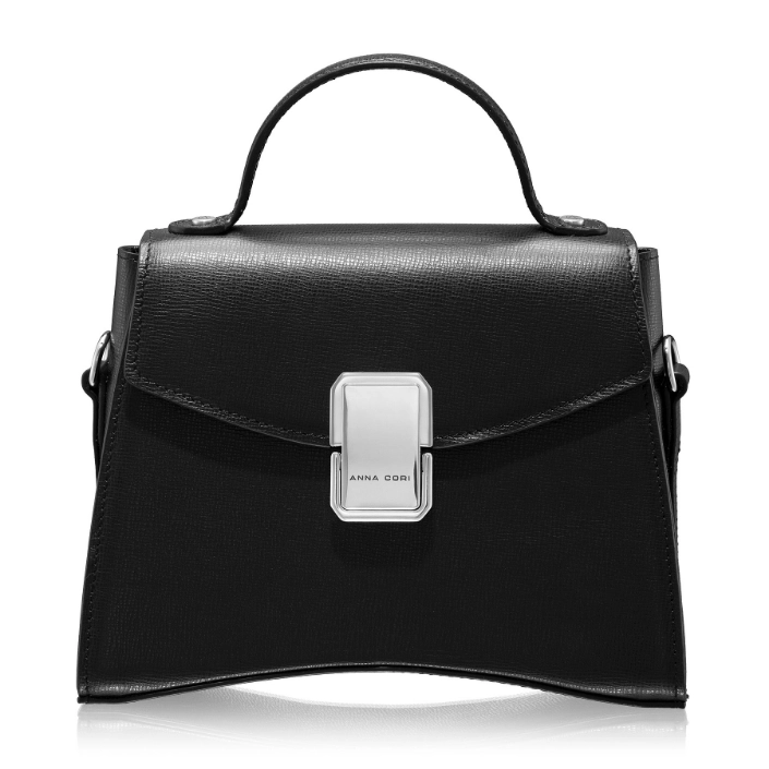 Imagine Geanta dama de Mana CERISE 01 VIT STAMP NEGRU