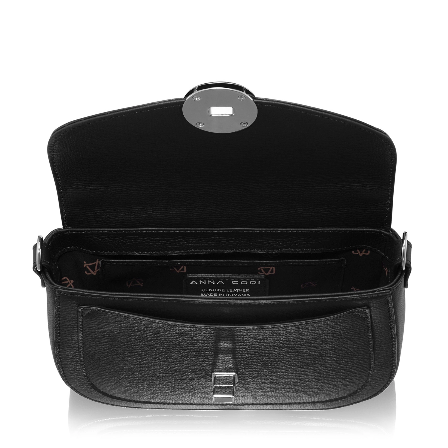 Picture of Women Leather Handbag ENA 04 BOTTALATO BLACK