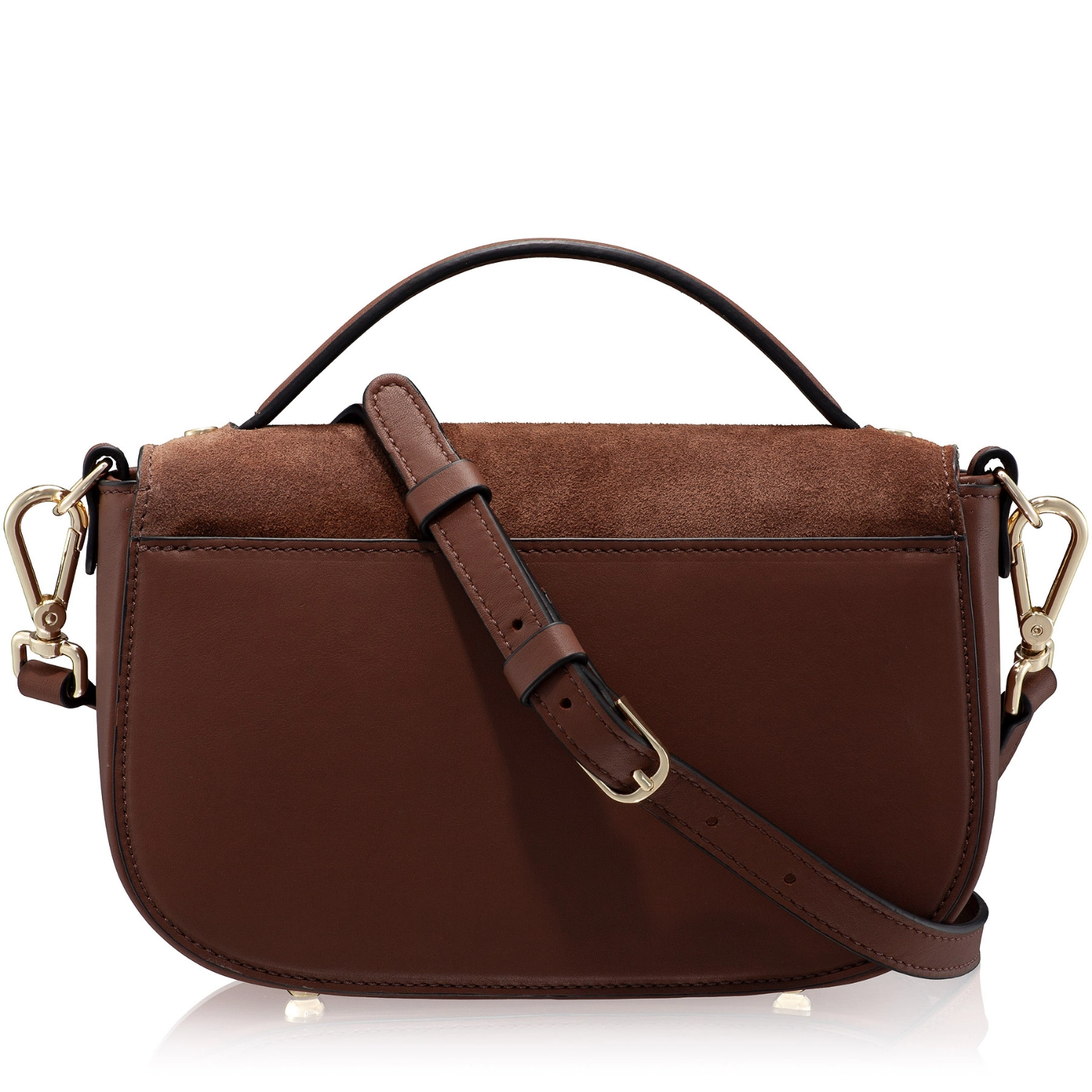 Picture of Women Leather Handbag ENA 04 CROSTA+VIT BROWN