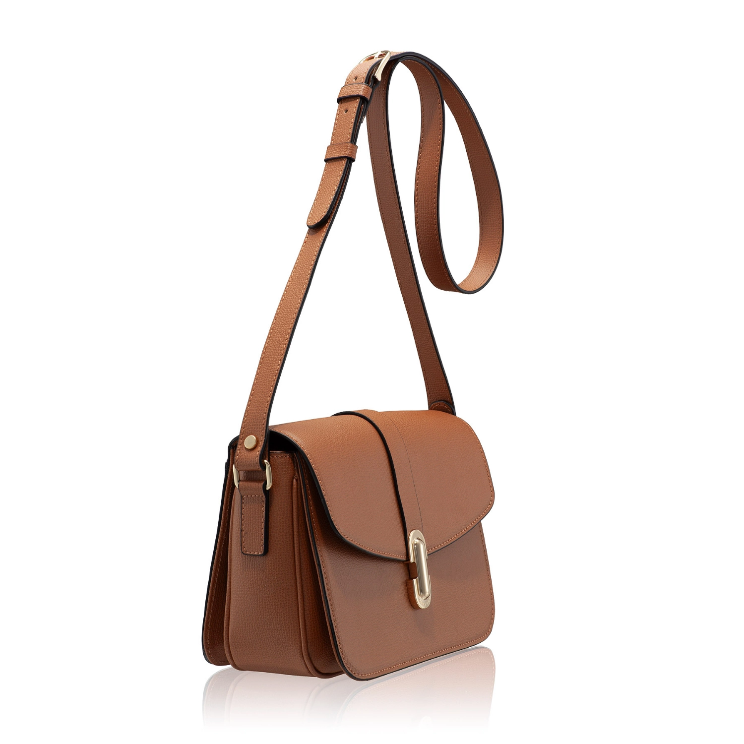 Picture of Women Leather Hand Bag ANERA 01 VIT STAMP CUOIO