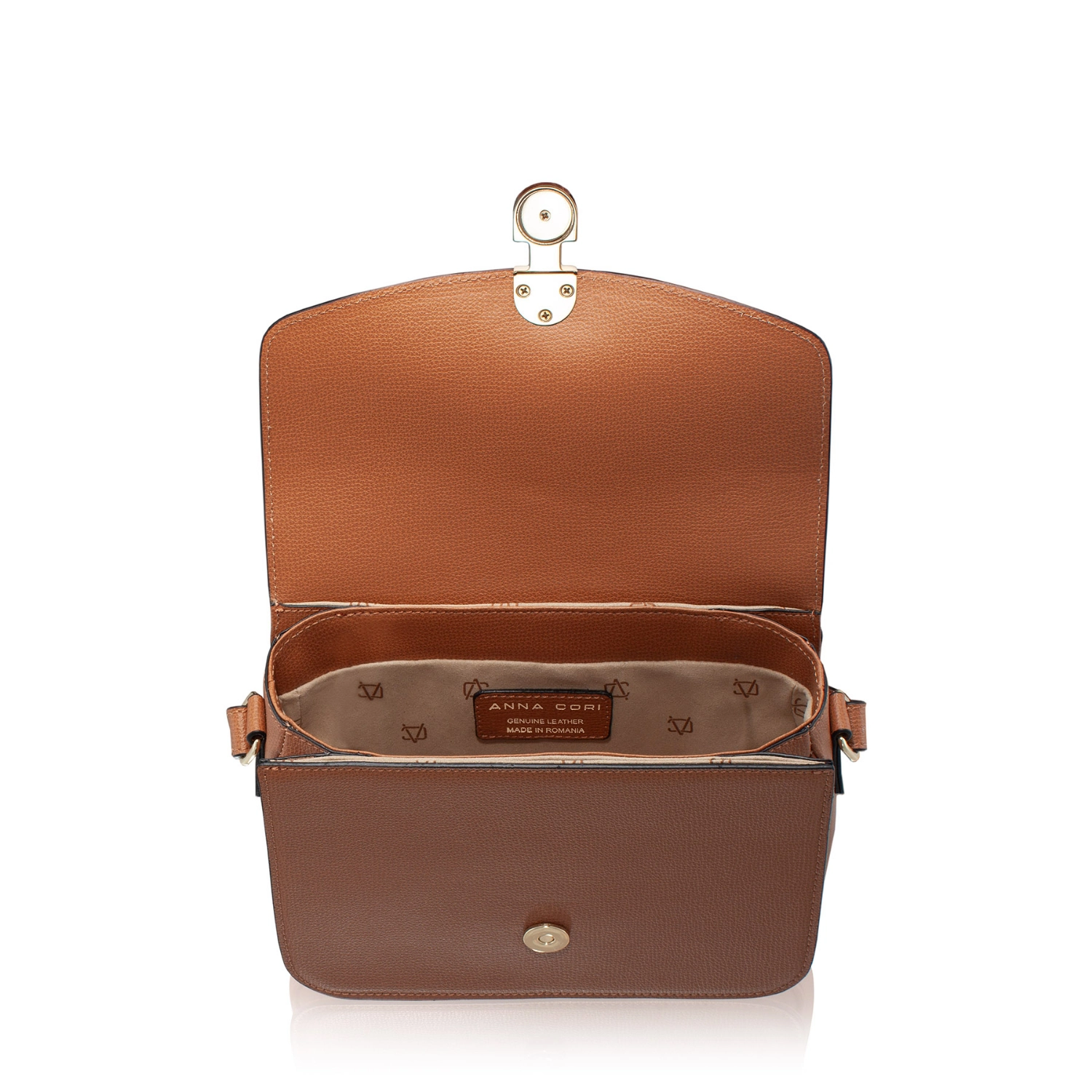 Picture of Women Leather Hand Bag ANERA 01 VIT STAMP CUOIO