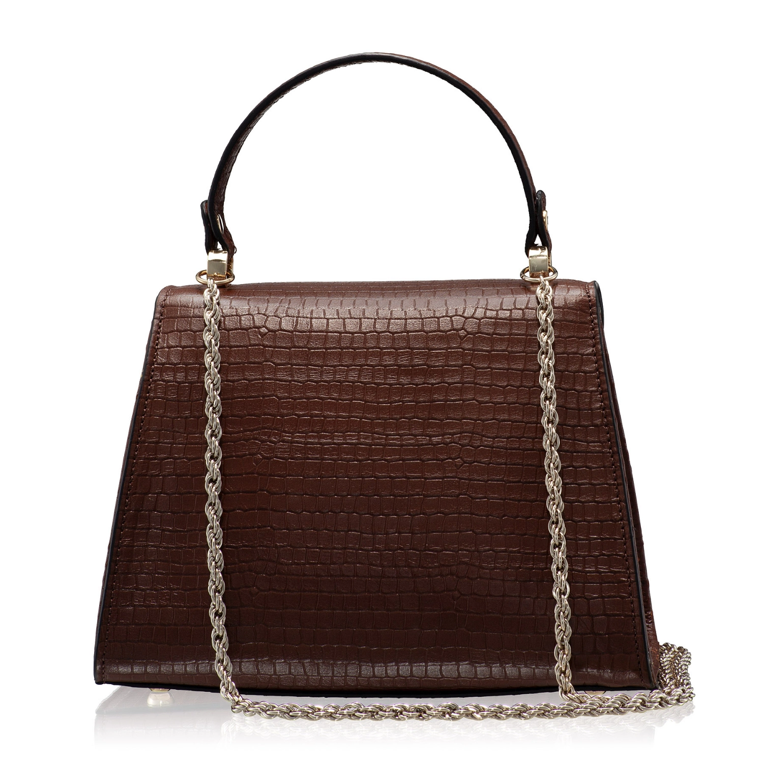 Imagine Geanta Dama de Mana MARY 01 CROCO MARO