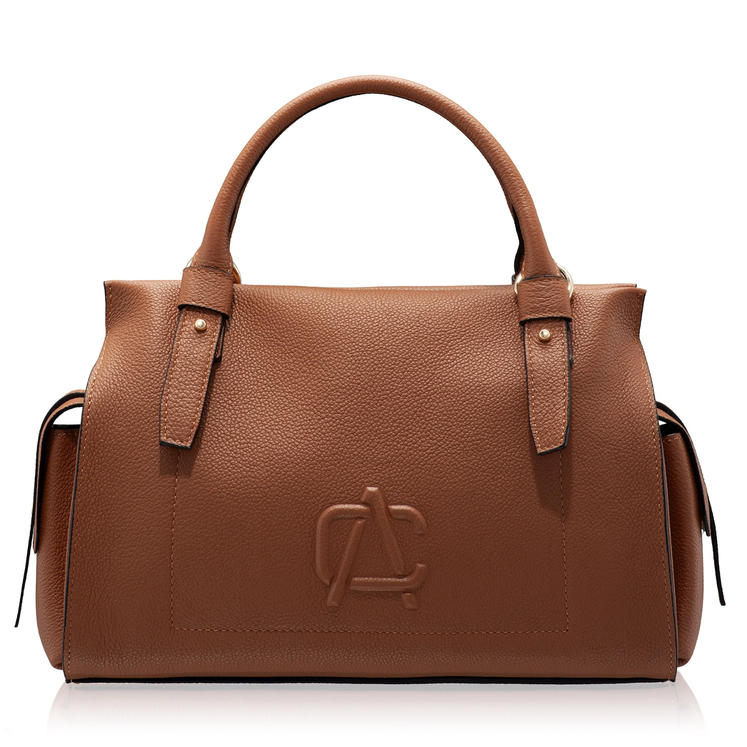 Picture of Women Leather Handbag BECA 02 BOTTALATO CUOIO