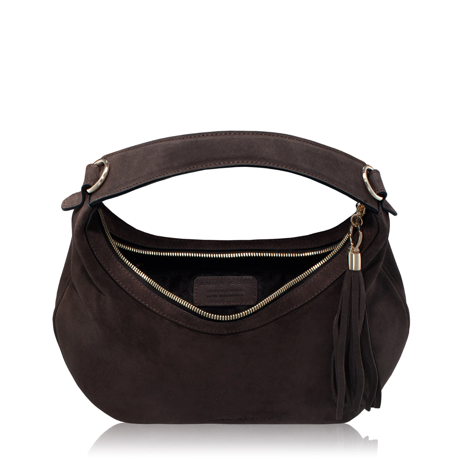 Picture of Women Leather Hand Bag NORY 01 CROSTA ANTRACITE