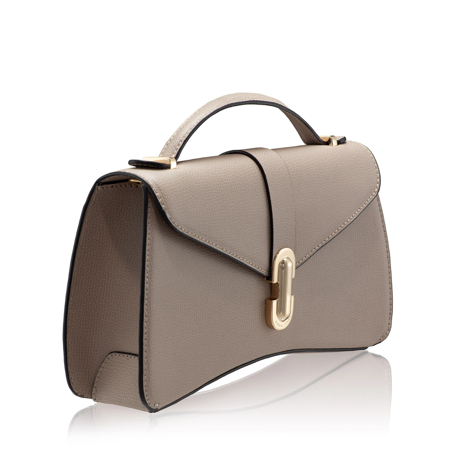 Imagine Geanta dama de umar ANERA 03 VIT STAMP TAUPE