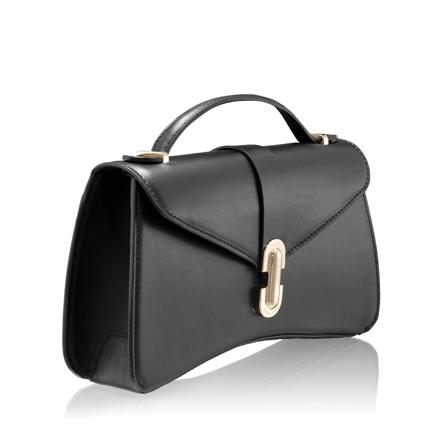 Imagine Geanta dama de umar ANERA 03 VITELLO NEGRU