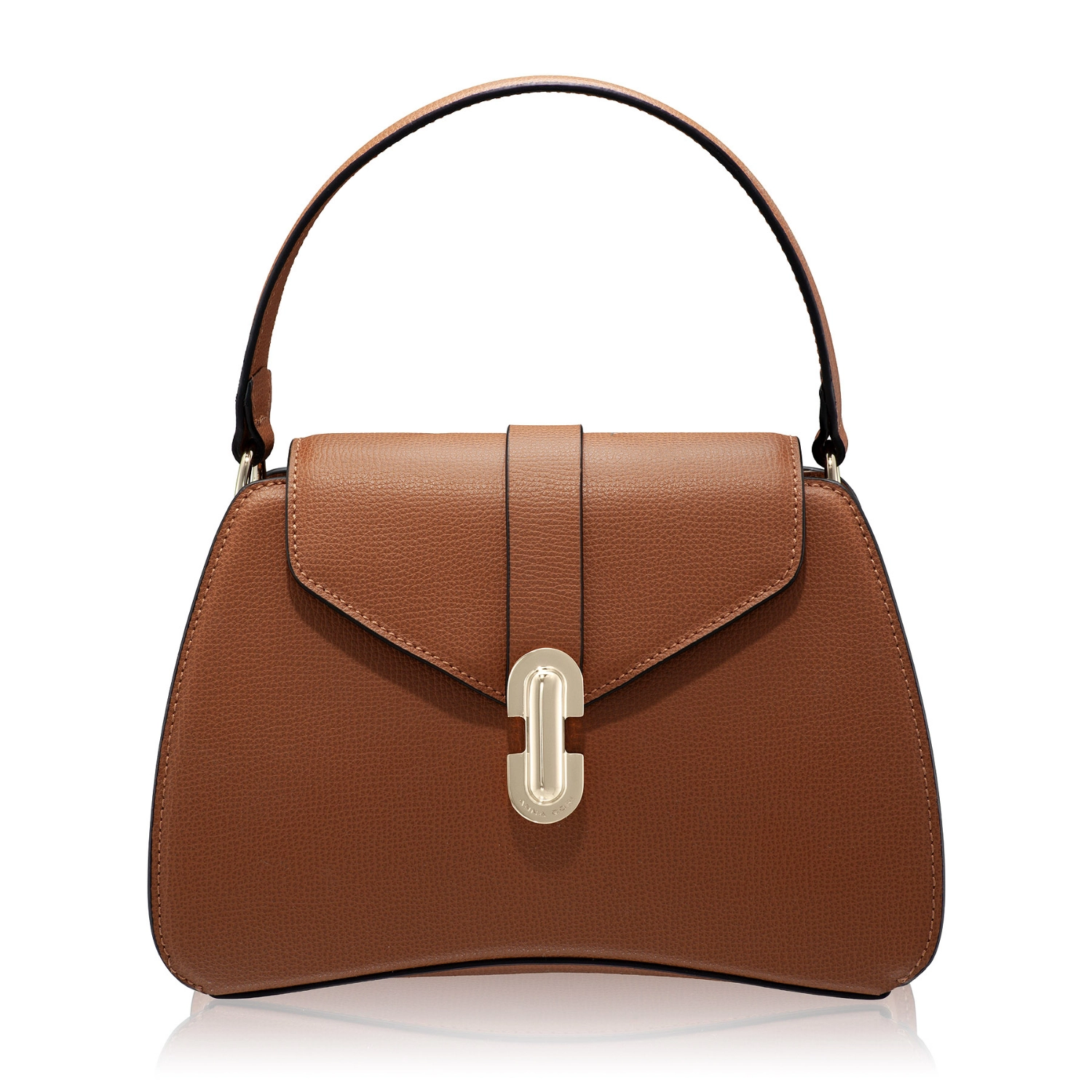 Imagine Geanta dama de Mana ANERA 02 VIT STAMP CUOIO