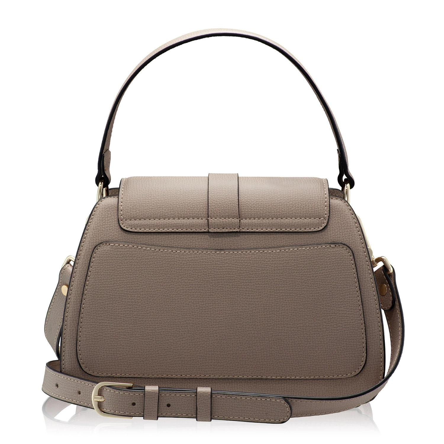Picture of Women Leather Handbag ANERA 02 VIT STAMP TAUPE