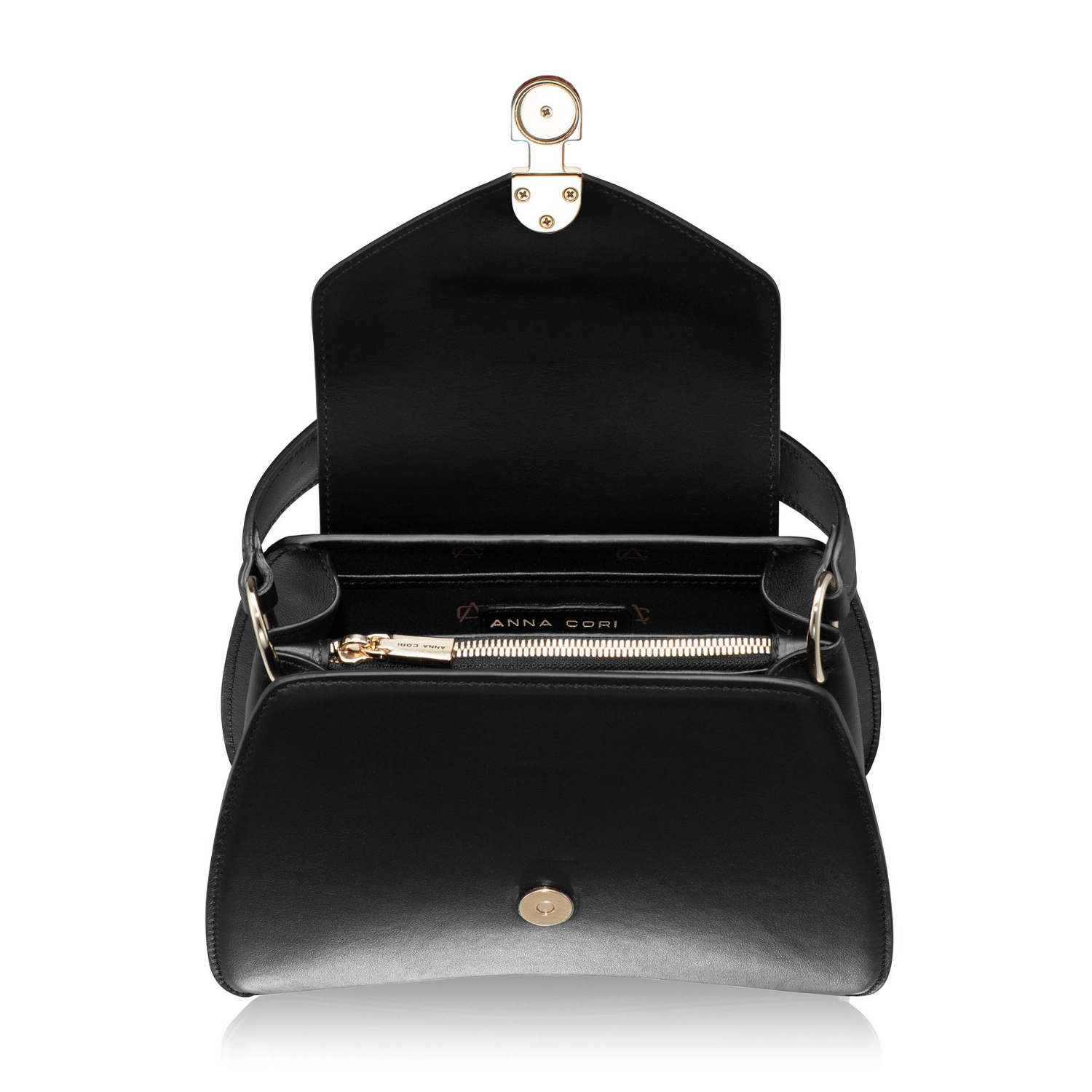 Imagine Geanta dama de Mana ANERA 02 VITELLO NEGRU