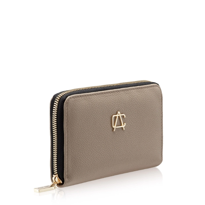 Women Leather Wallet ARIS BOTTALATO TAUPE Women Leather Wallet ARIS BOTTALATO TAUPE