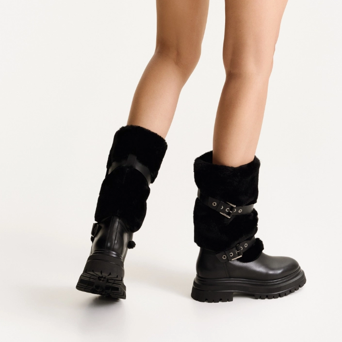 Ghete Dama 8212 Vitello Negru