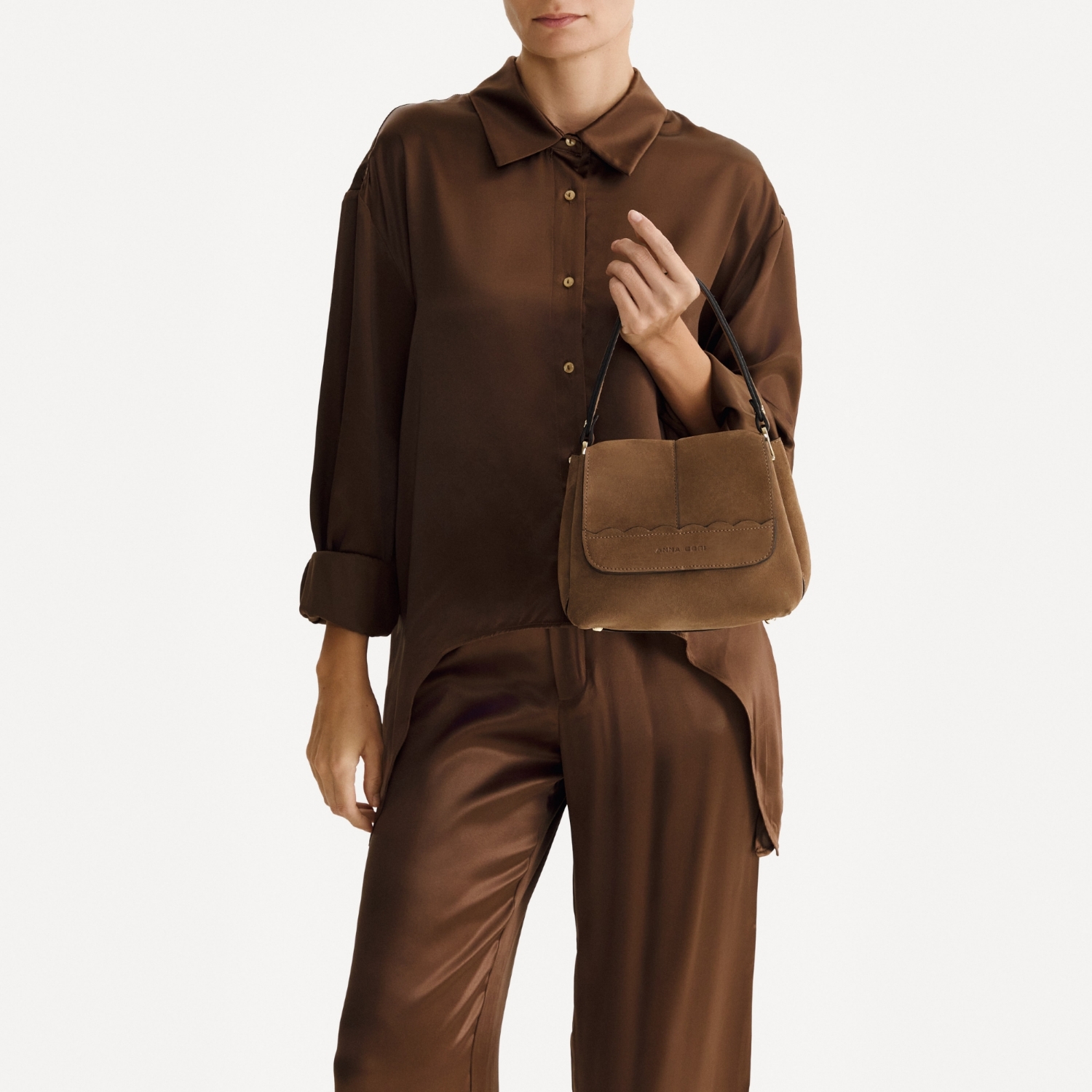 Imagine Geanta dama de mana CAYA 01 CROSTA FANGO