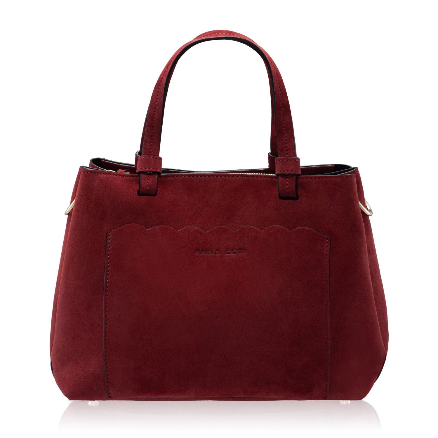 Imagine Geanta dama de mana CAYA 02 CAMOSCIO BORDO