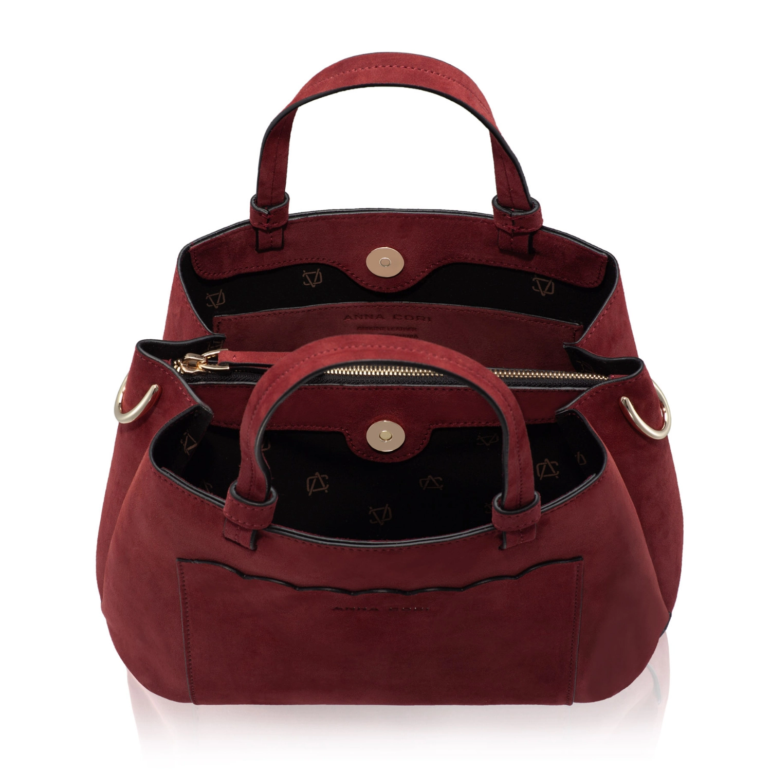 Imagine Geanta dama de mana CAYA 02 CAMOSCIO BORDO