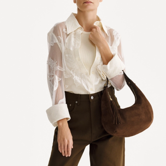 Geanta dama de mana NORY 01 CROSTA MARO