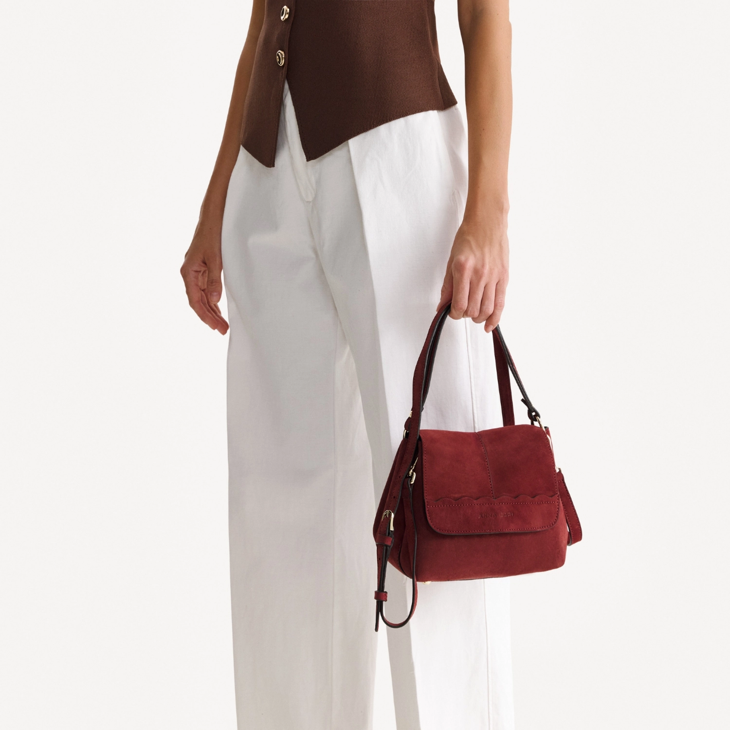 Imagine Geanta dama de mana CAYA 01 CAMOSCIO BORDO