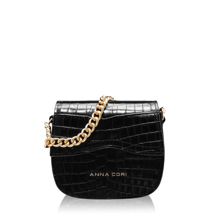 Imagine Geanta dama de umar NEVADA CROCO NEGRU