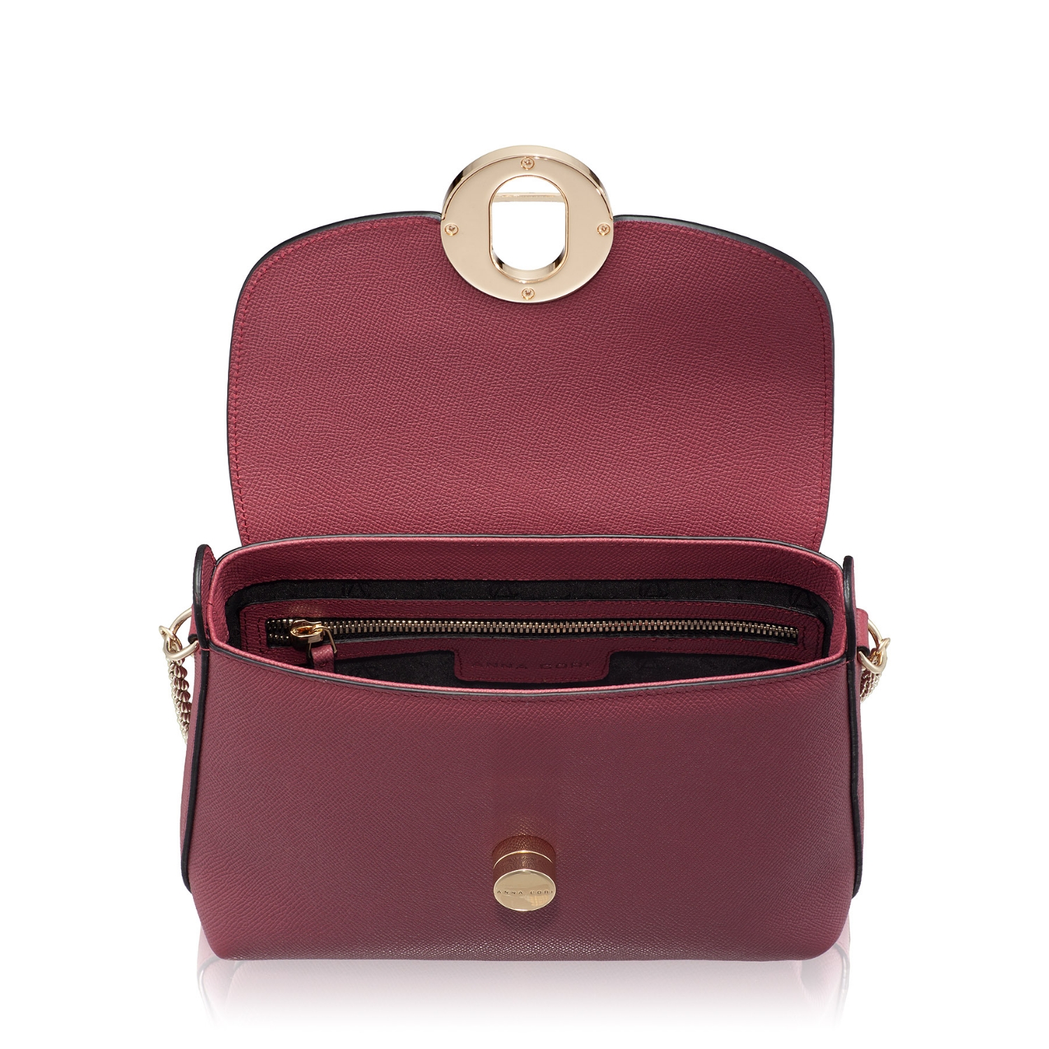 Picture of Women Shoulder Bag KARMA VIT STAMP BORDO