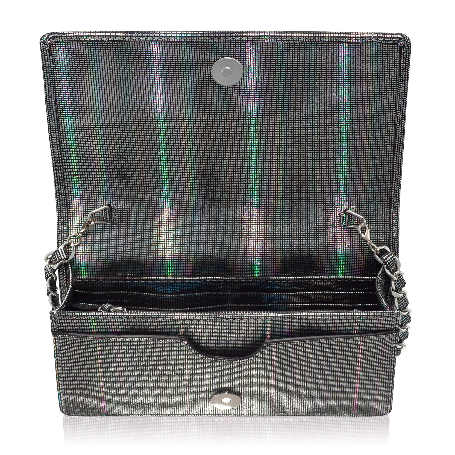 Imagine Geanta dama plic ARNA 02 CAM PERL MULTICOLOR