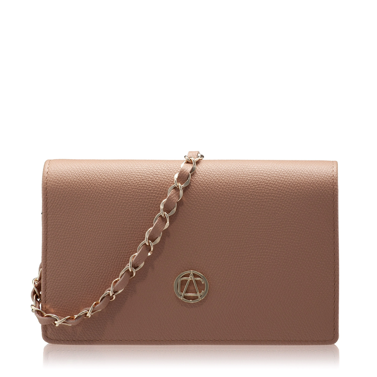 Снимка на Дамска чанта тип плик ARNA 02 VITELLO STAMP POUDRE