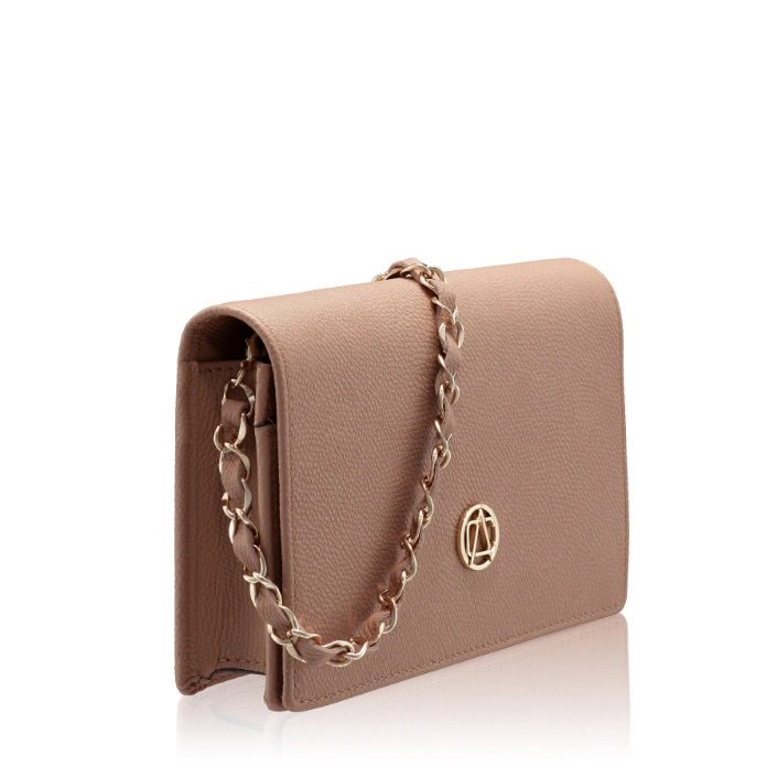 Women Leather clutch Bag ARNA 02 VITELLO STAMP POUDRE Women Leather clutch Bag ARNA 02 VITELLO STAMP POUDRE