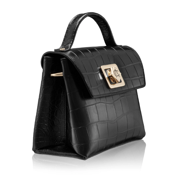 Geanta dama de mana GENNA 02 CROCCO NEGRU