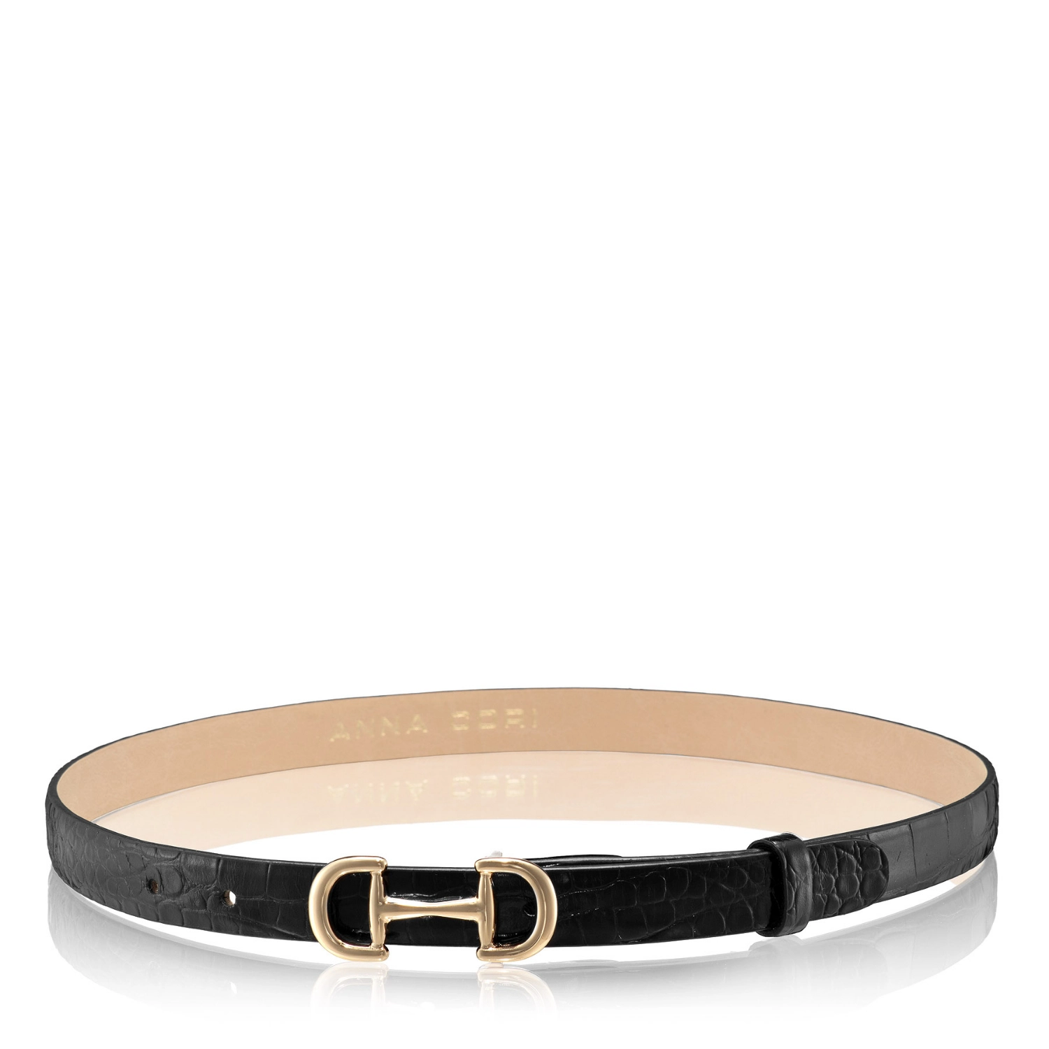 Снимка на Дамски колан 63 CROCO BLACK