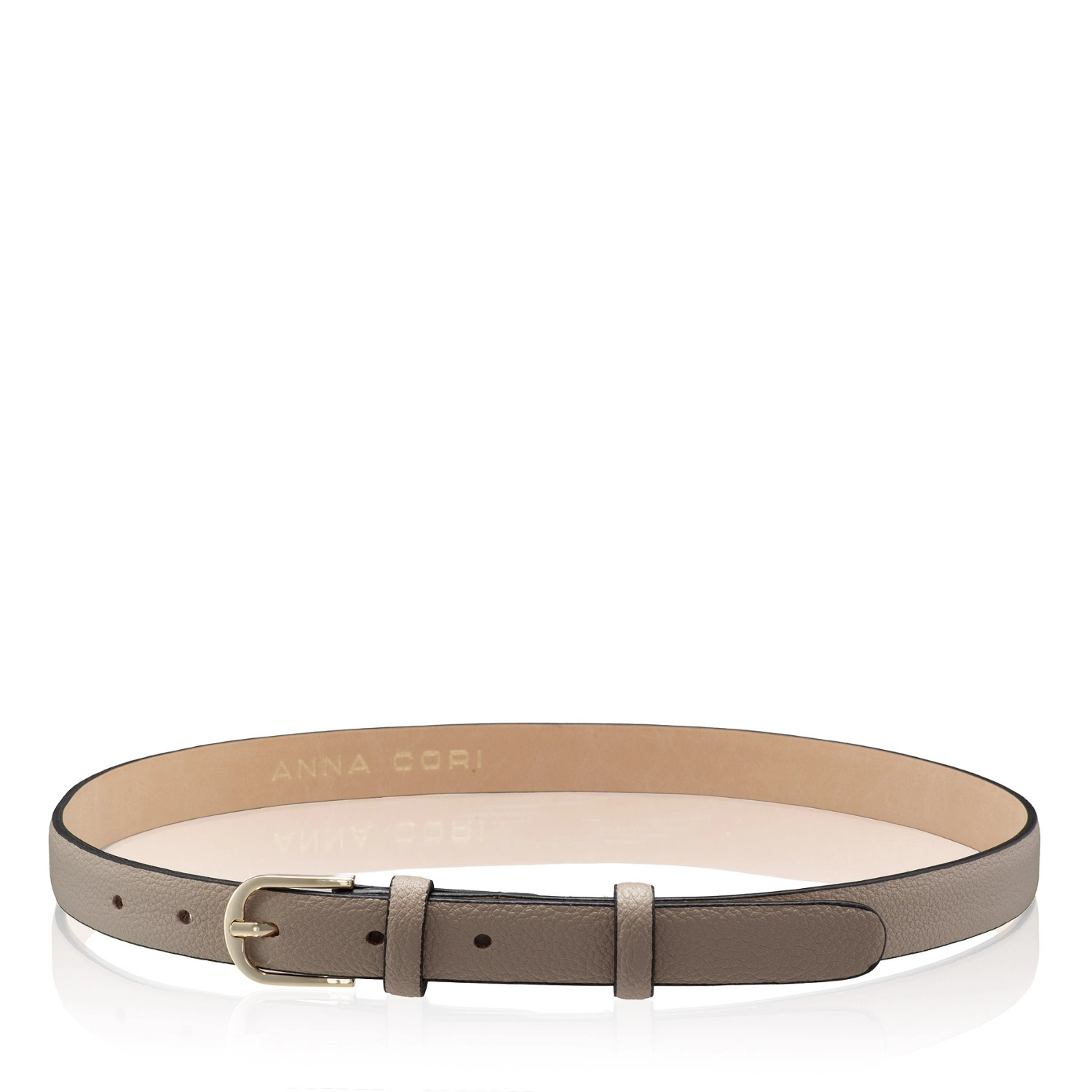 Picture of Women Leather Belt 58 BOTTALATO TAUPE