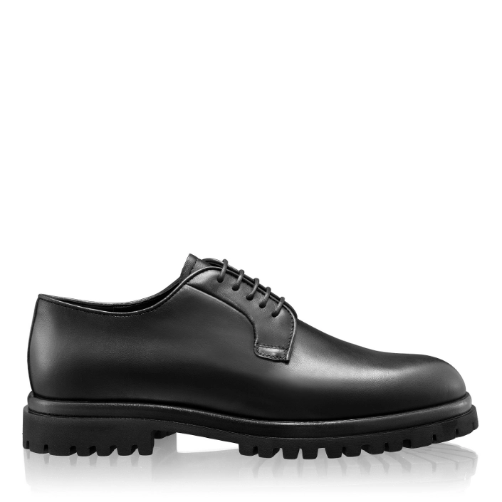 Picture of Casual leather men shoes 7770 Vitello Black