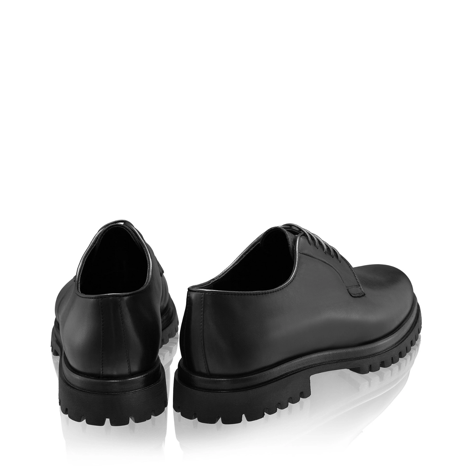 Picture of Casual leather men shoes 7770 Vitello Black
