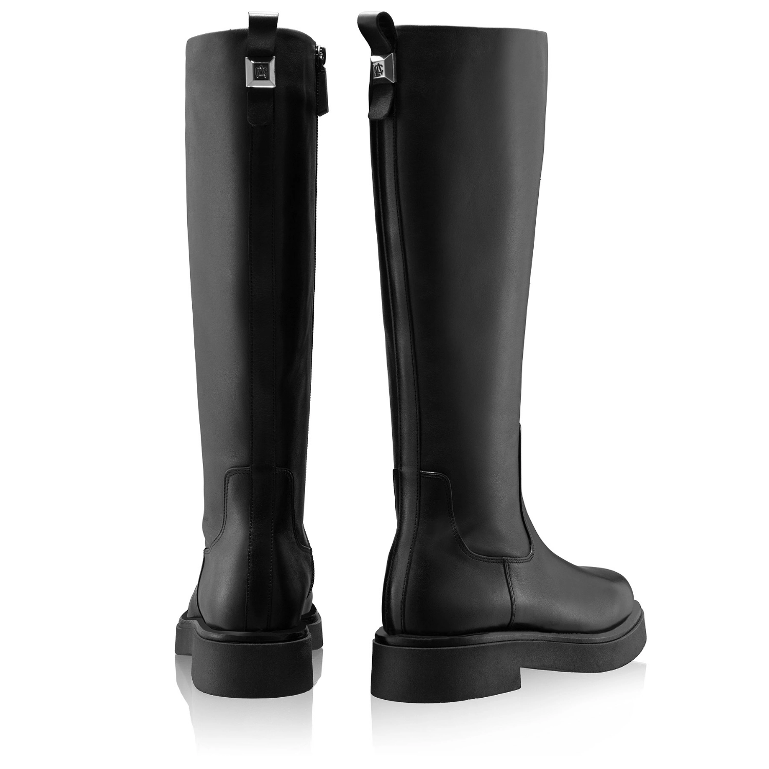 Picture of Women Leather Boots 7944 Vitello Black