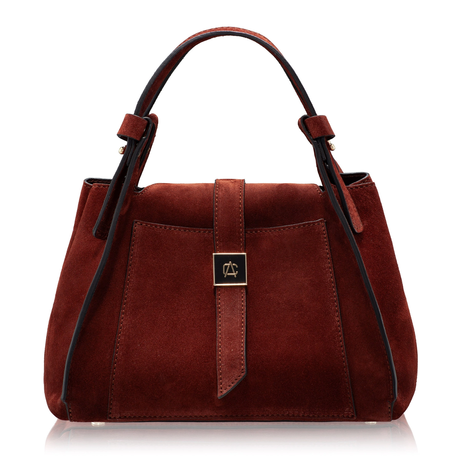 Picture of Women Leather Handbag BLUMA 01 CROSTA BROWN