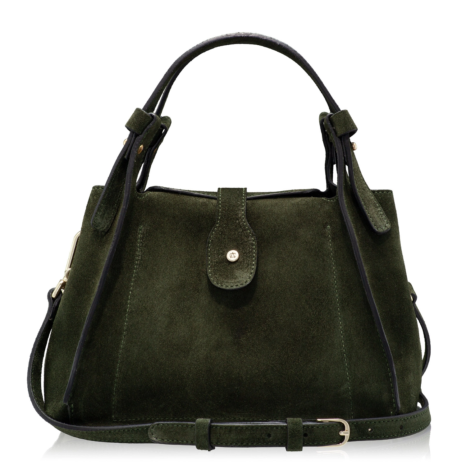 Picture of Women Leather Handbag BLUMA 01 CROSTA GREEN