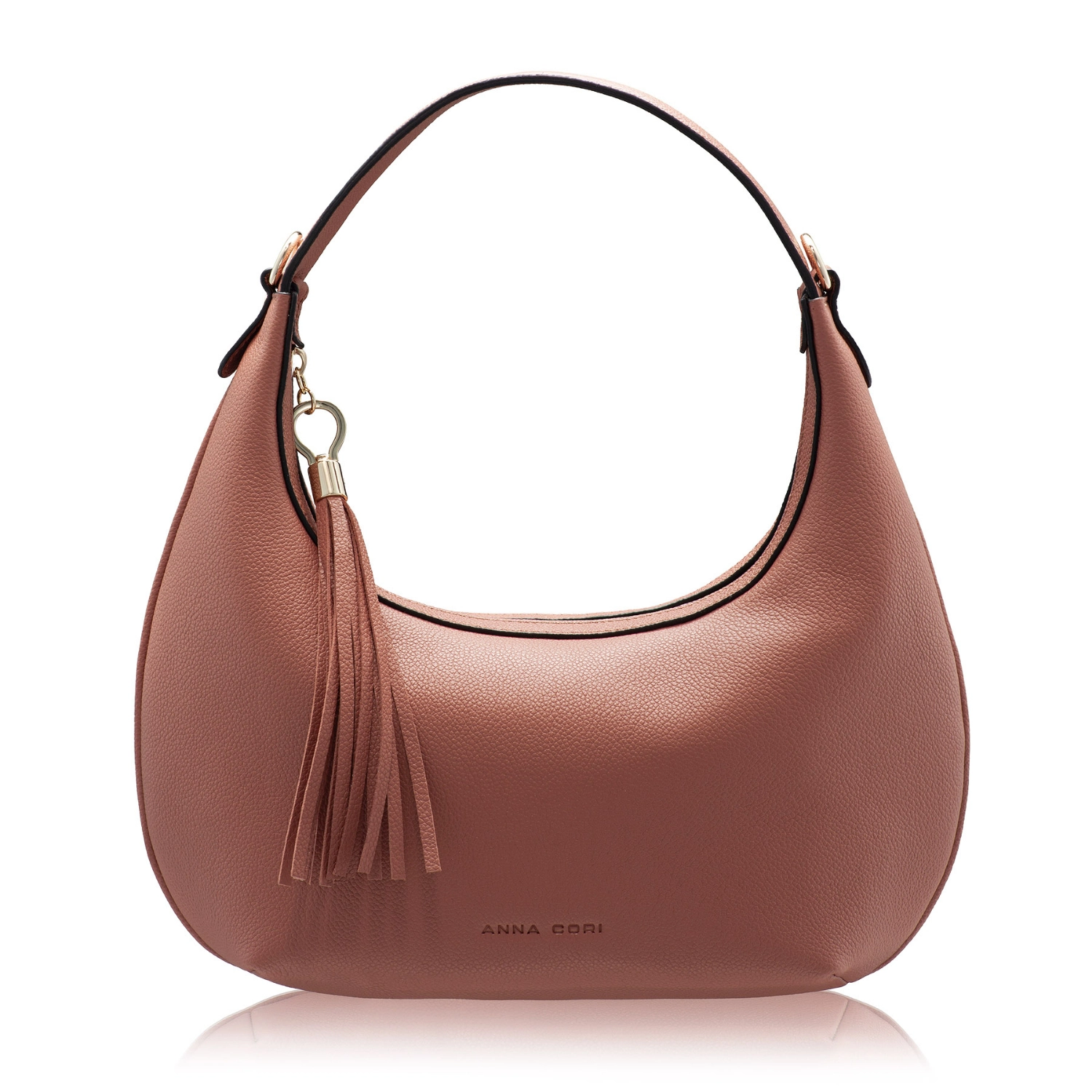 Picture of Women Leather Hand Bag  NORY 01 BOTTALATO FARD