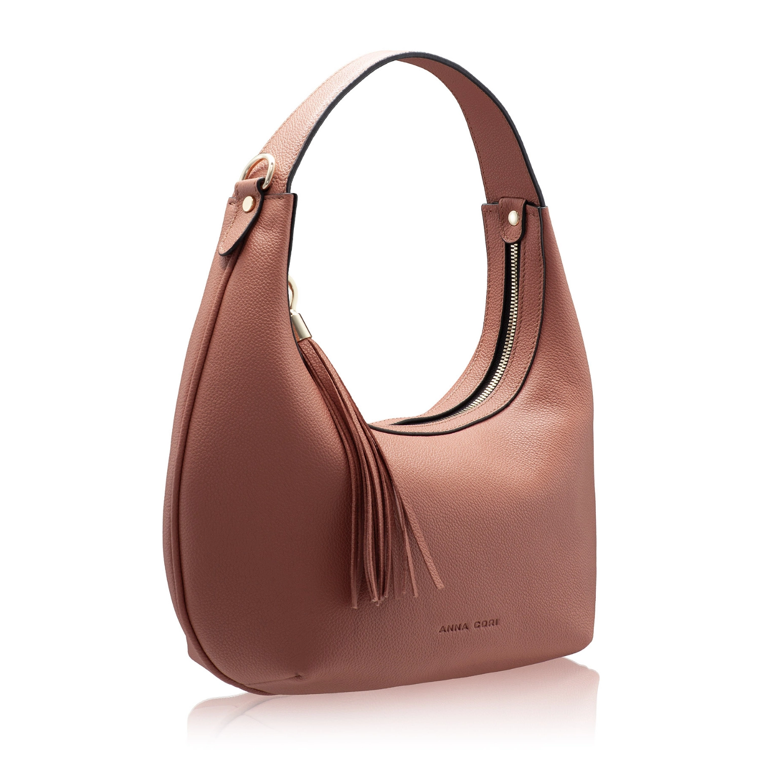 Picture of Women Leather Hand Bag  NORY 01 BOTTALATO FARD