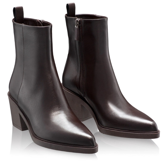 Women Ankle-Boots 7806 Vitello Brown Women Ankle-Boots 7806 Vitello Brown