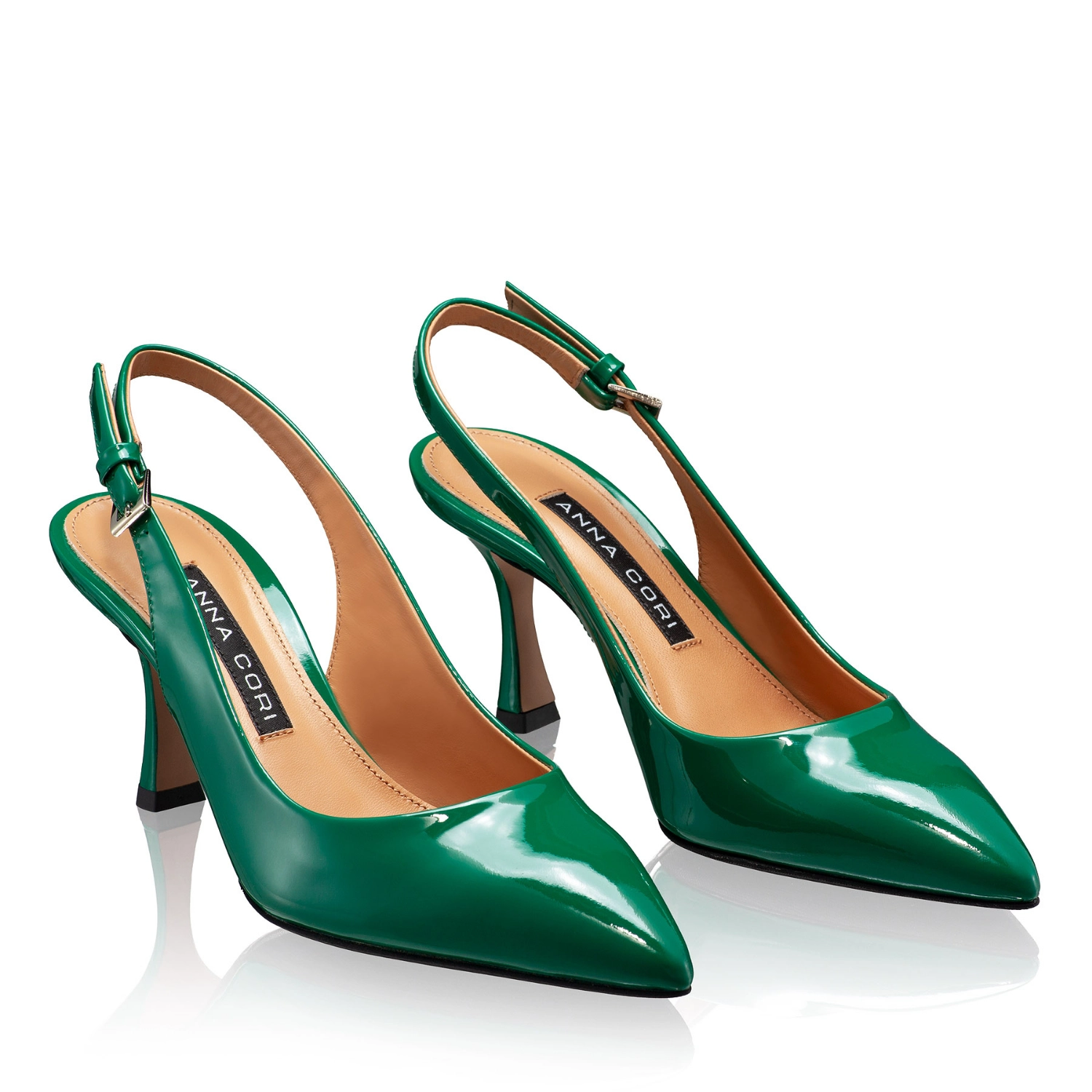 Imagine Pantofi Eleganti Dama 5728 Lac Verde