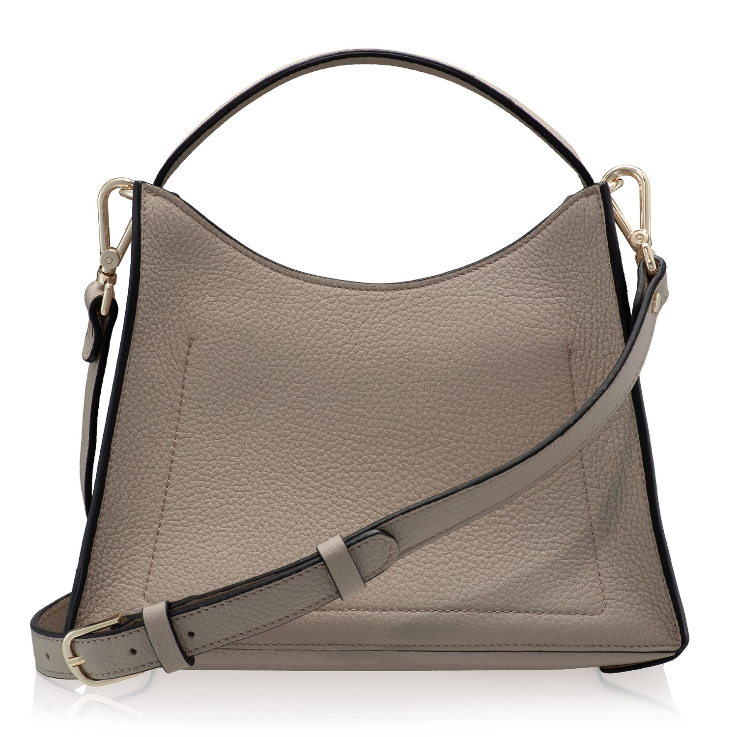 Imagine Geanta dama de mana HELEN 02 BOTTALATO TAUPE