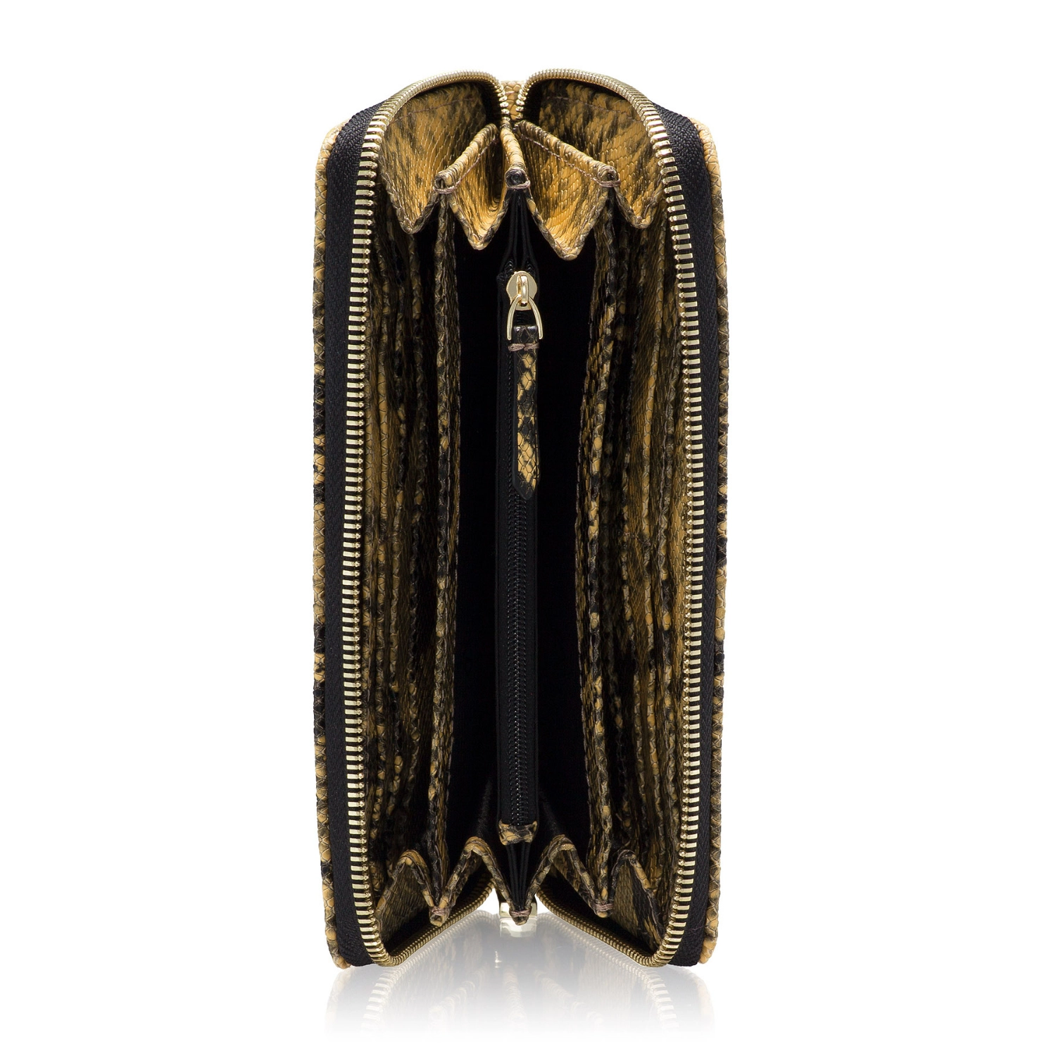 Imagine Portofel dama ARIA PITONE GALBEN