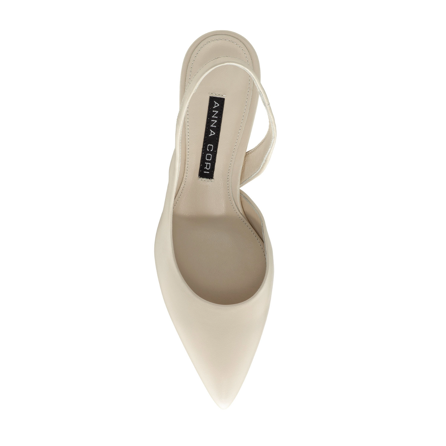 Imagine Pantofi Decupati Dama 8064 Vitello Panna