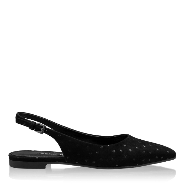 Arată detalii pentru Balerini Dama 8027 Camoscio Negru Stamp Stea Imagine Balerini Dama 8027 Camoscio Negru Stamp Stea