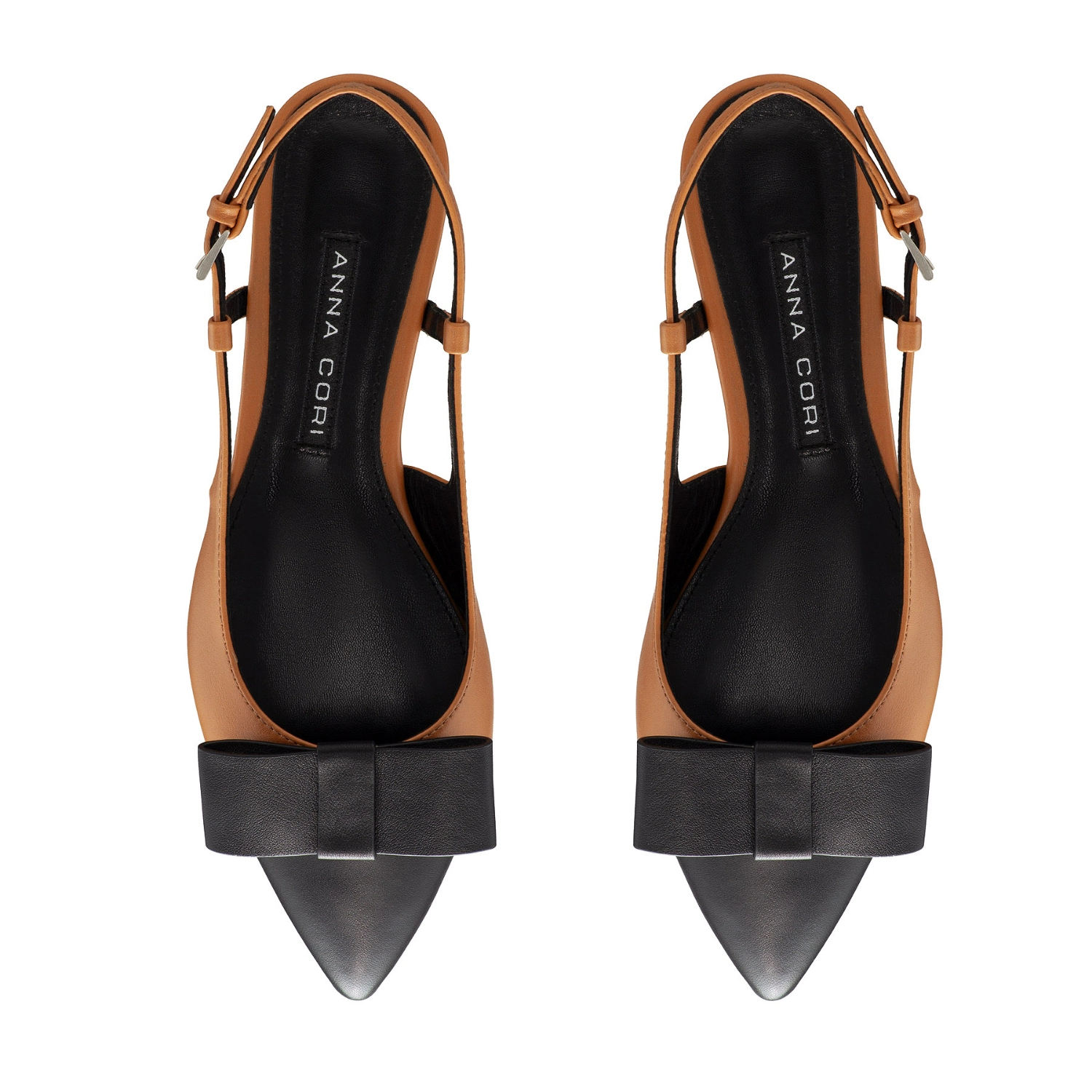 Imagine Balerini Dama 8384 Vitello Camel+Negru