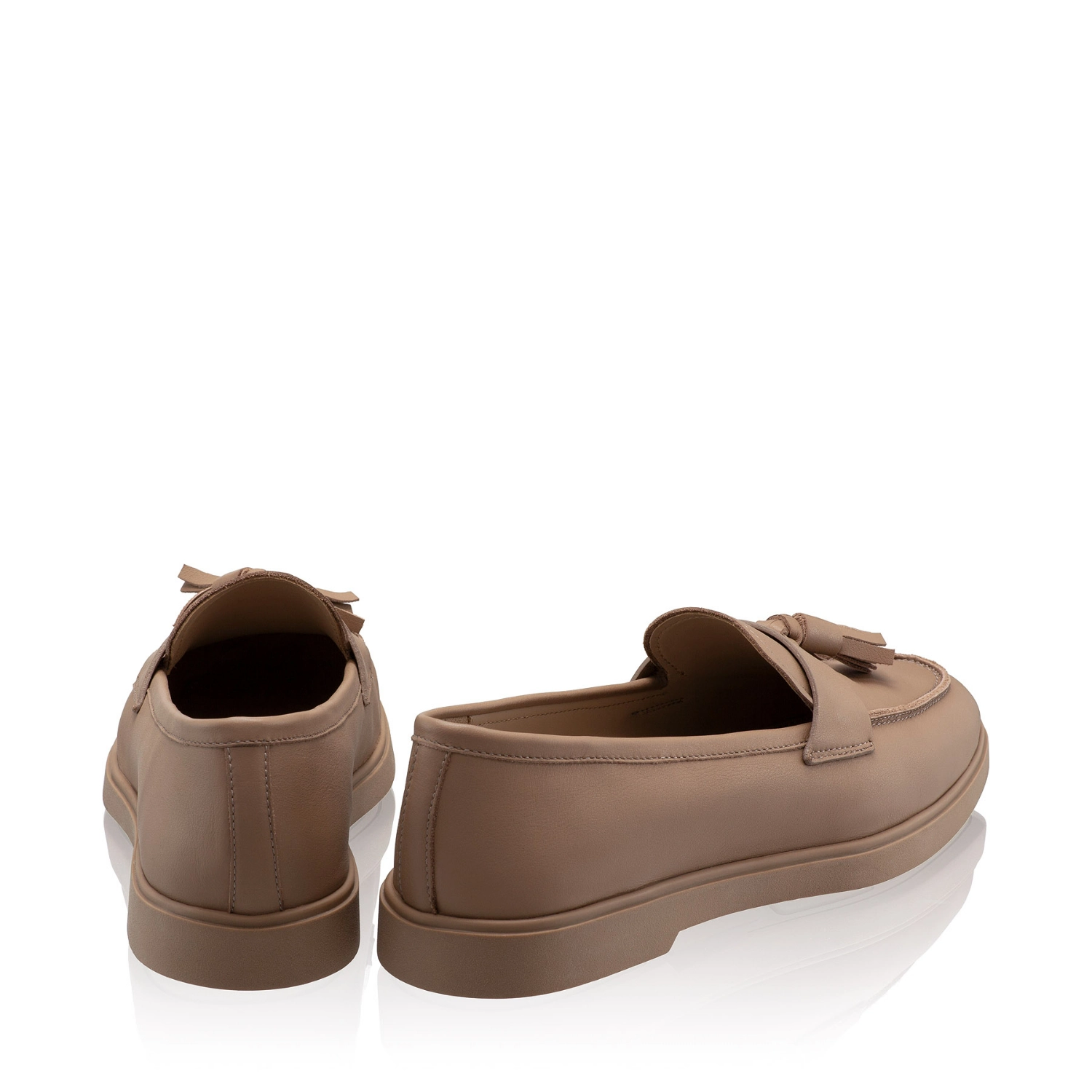 Picture of Women Leather Casual Loafers 7517 Vitello Taupe